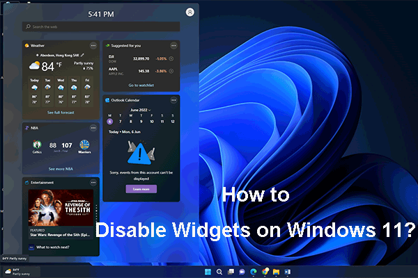 How to Disable Widgets on Your Windows 11 Computer?