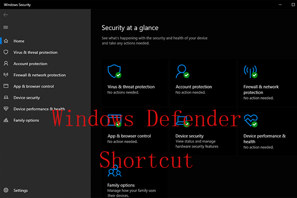How to Create a Windows Defender Shortcut on Windows 10/11