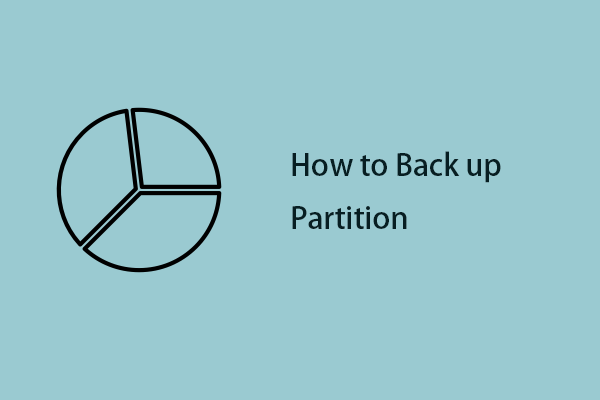 How to Back up Partition with MiniTool ShadowMaker