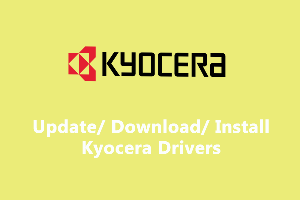 How to Download, Install and Update Kyocera Drivers Windows 10/11