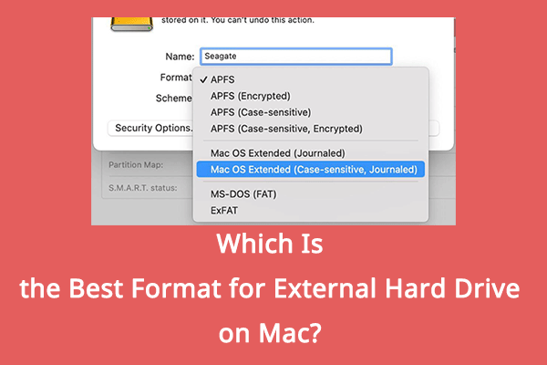 Quel est le meilleur format pour un disque dur externe sur Mac?