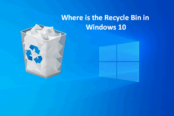 Où se trouve la Corbeille sous Windows 10? Comment la trouver