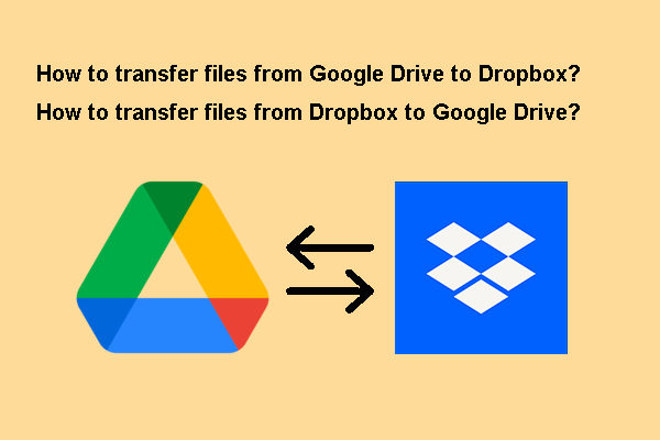 Data Transfer between Google Drive and Dropbox and Files Recovery