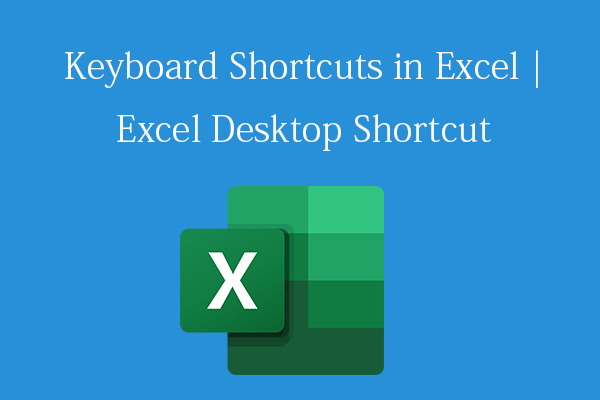 42 Useful Keyboard Shortcuts in Excel | Excel Desktop Shortcut