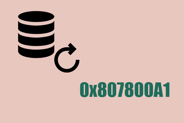 Fix the System Backup Error Codes 0x807800A1 & 0X800423F3