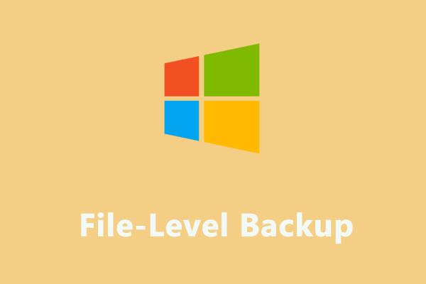 What Is File-Level Backup? [Pros and Cons]
