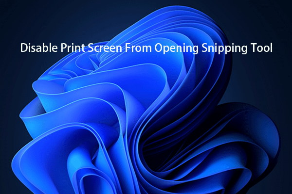 How to Disable Print Screen From Opening Snipping Tool Win 11