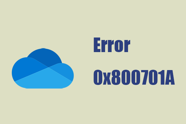 Fix Error 0x800701AA – The Cloud Operation Was Not Completed