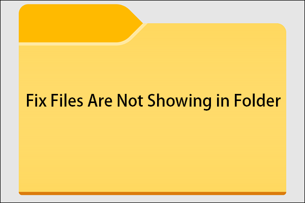 Best Fixes for: Files Are Not Showing in Folder on Windows PCs