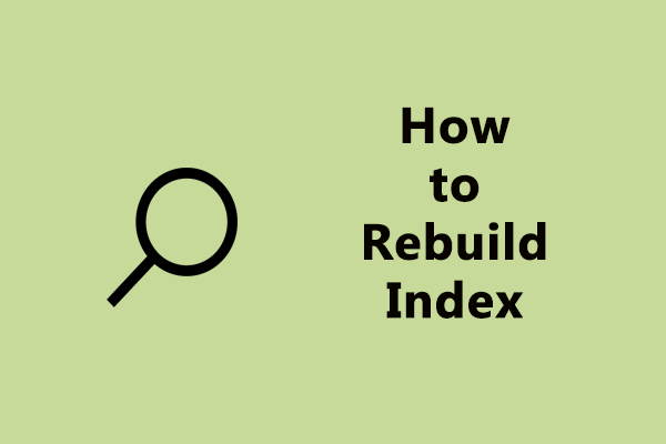 Bagaimana Cara Mengatur Ulang dan Membangun Kembali Indeks di Windows 10/11?