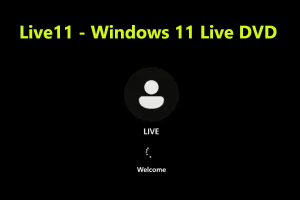 Live11: Bootable Windows 11 Live DVD Created by Tiny11 Developer