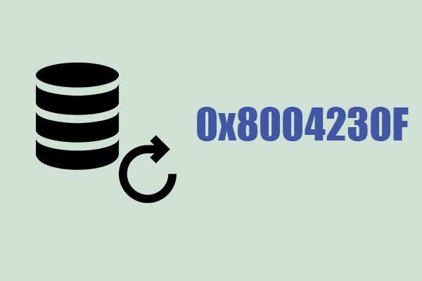 Fix Shadow Copy Provider Had an Unexpected Error – 0x8004230F