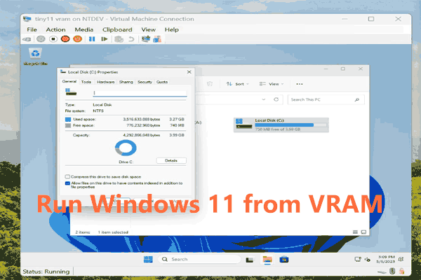You Can Run Windows 11 (Tiny11) from 4GB VRAM of a GPU