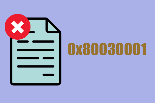 Fix: Unable to Perform Requested Operation – Error 0x80030001