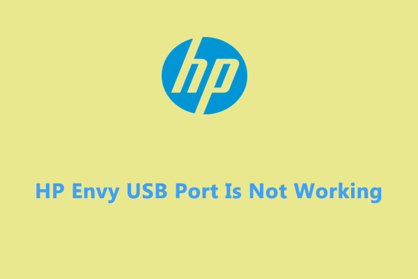 HP Envy USB Port Not Working? Fix It Now!