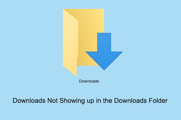 Fixed: Downloads Not Showing up in the Downloads Folder