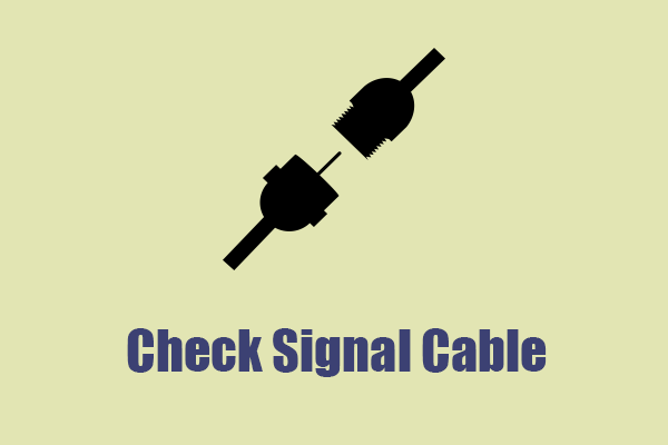 How to Fix the &ldquo;Check Signal Cable&rdquo; Issue on Computer?