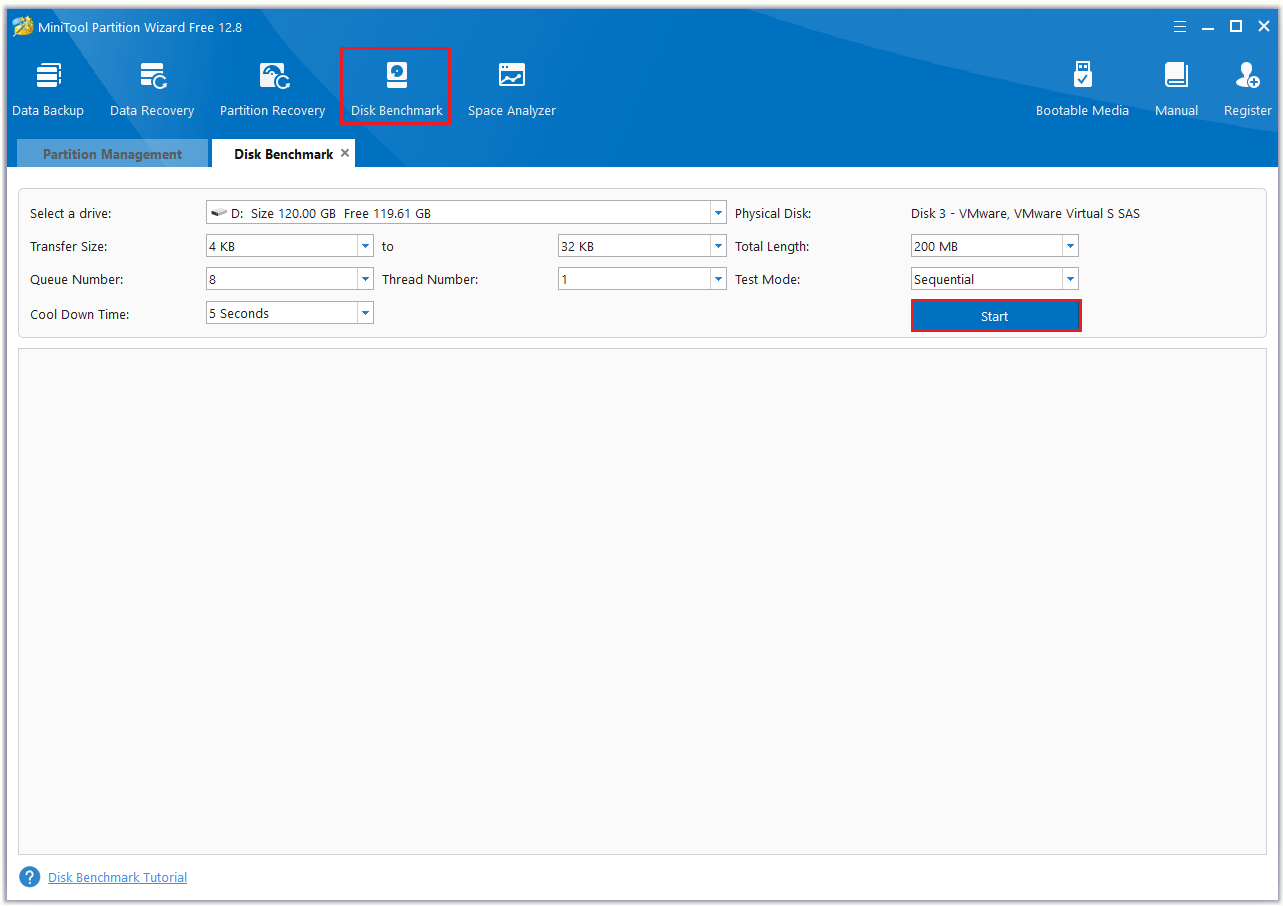 run Disk Benchmark