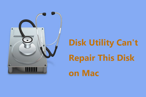 Disk Utility Can't Repair This Disk on Mac? Best Fixes Here!