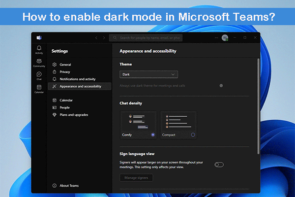 Enable Microsoft Teams Dark Mode: A Step-by-Step Guide