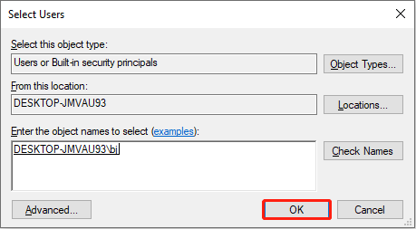 select an account to use Remote Desktop