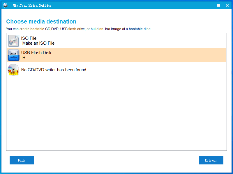 create a bootable USB flash drive