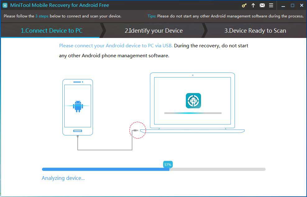 analyzing the Android device