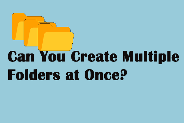 Easy Guide: Create Multiple Folders at Once on Windows