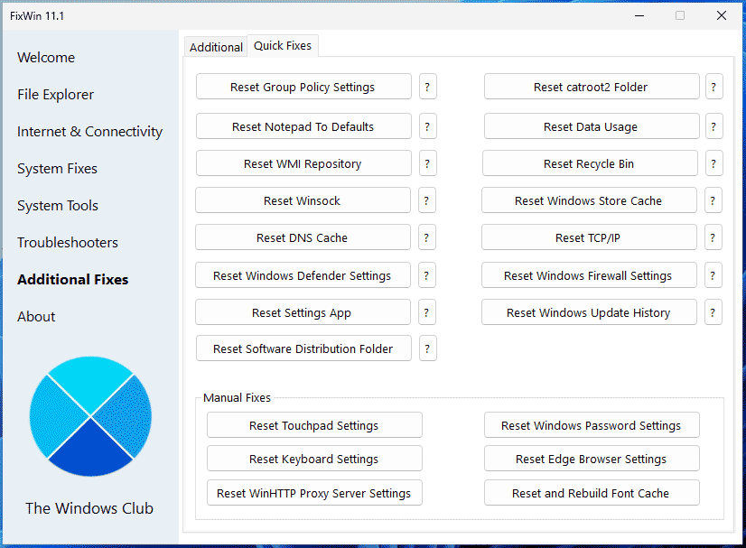 additional fixes