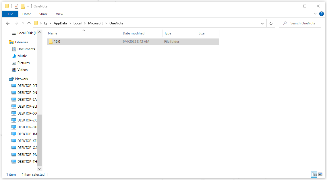 Sign in to OneNote