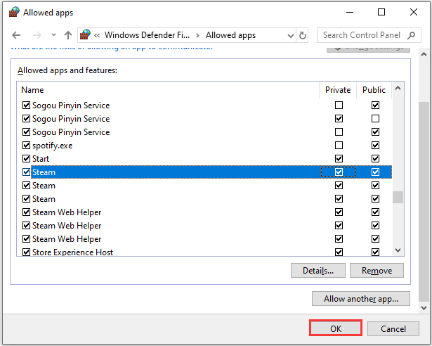 add Sartfield to the firewall whitelist