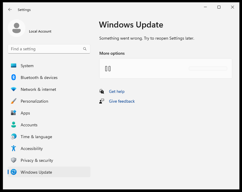 Windows Update in Windows 11 Safe Mode