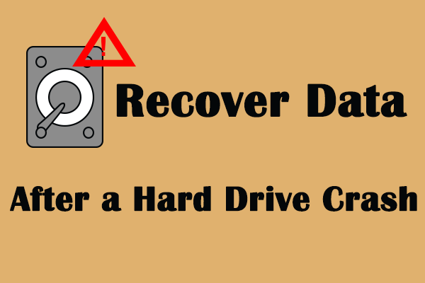 Convenient Way to Recover Data After a Hard Drive Crash
