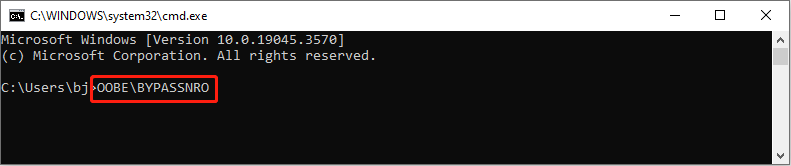 run the command prompt