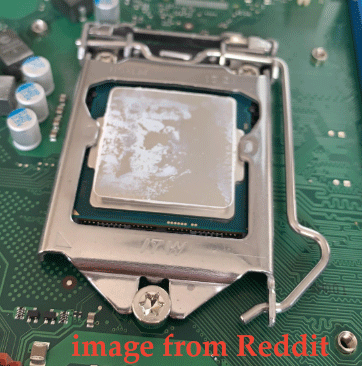 thermal paste on CPU