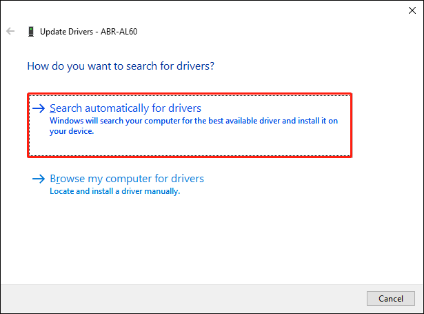 update driver