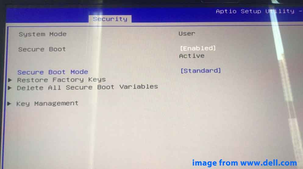 Dell Secure Boot