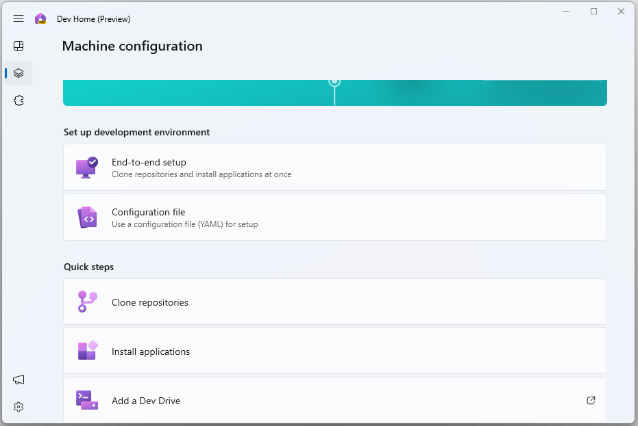 Machine Configuration