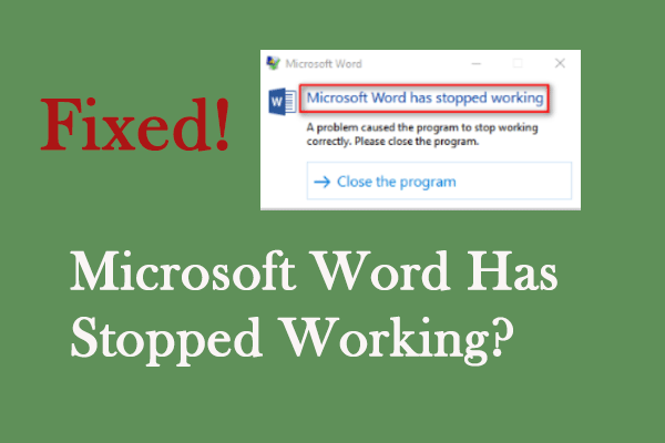 Best Fixes for Microsoft Word Has Stopped Working on PC