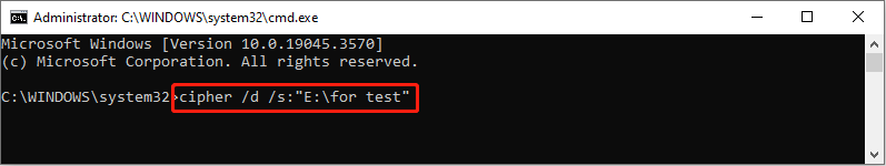 run the command line