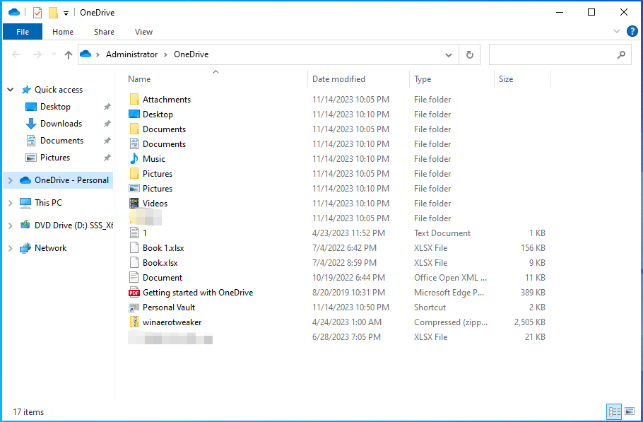 drag and drop any file into the OneDrive folder