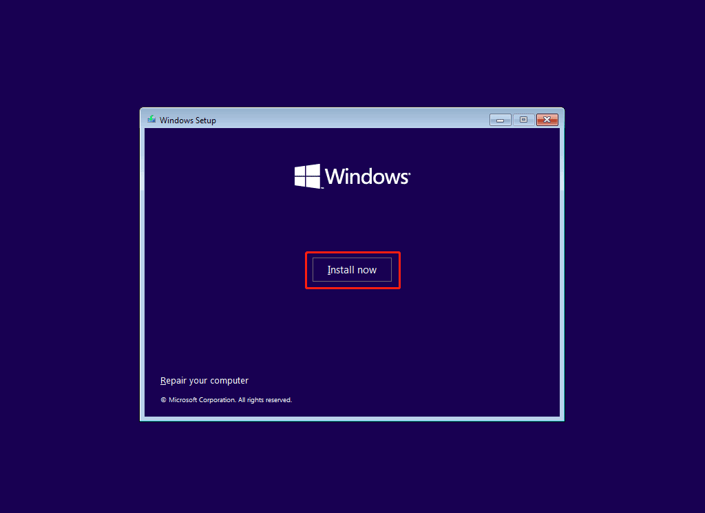 clean install Windows 11