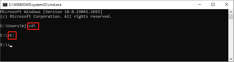 change the partition