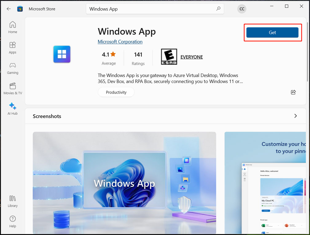 Windows App for Windows 10 and 11