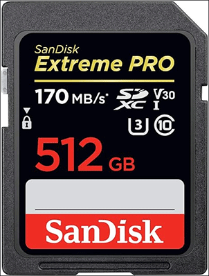 SanDisk Extreme PRO SDXC UHS-I