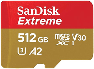 SanDisk Extreme MicroSDXC UHS-I