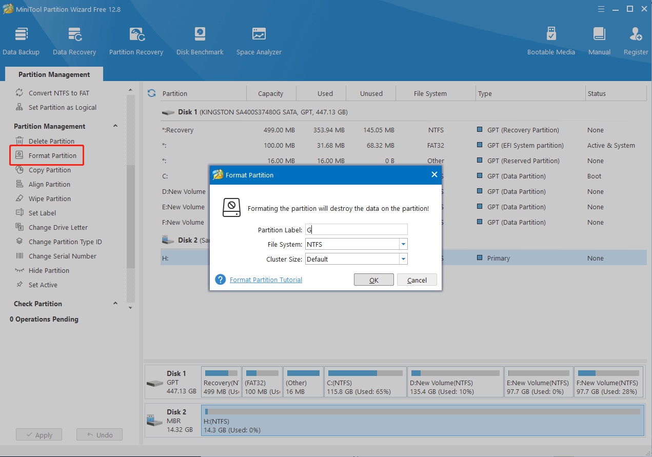 format USB drive