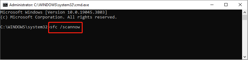 run the command line