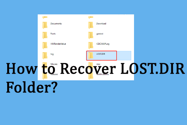 Full Guide to Recover LOST.DIR Files on an SD Card/Android