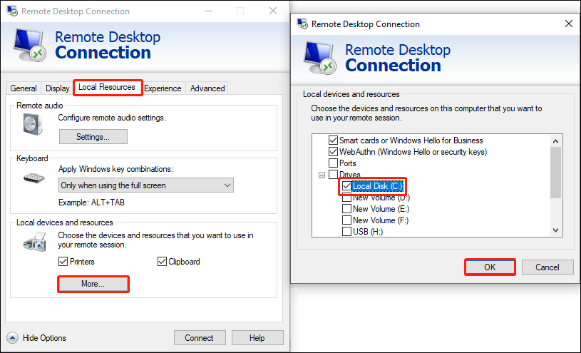 choose the Local Disk